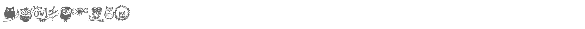 Owlmazing Owlmazing.ttf font preview