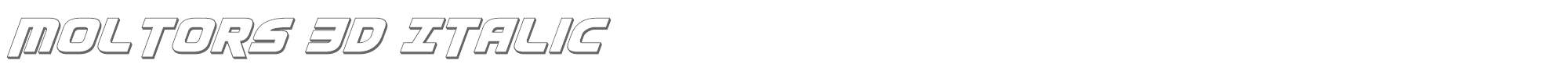 Moltors moltors3dital.ttf font preview