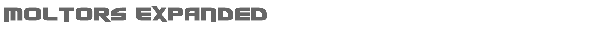 Moltors moltorsexpand.ttf font preview