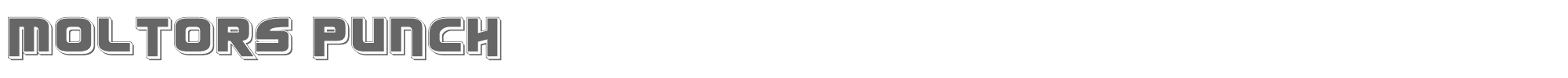 Moltors moltorspunch.ttf font preview