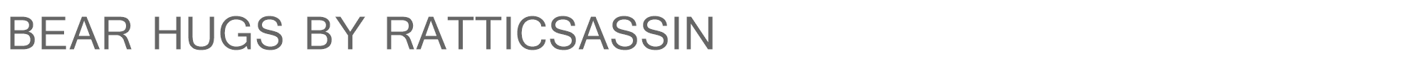 Bear Hugs BEARHUGSBYRATTICSASSIN-Regular.ttf font preview
