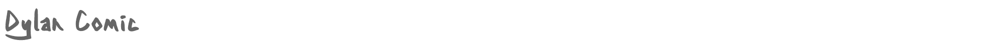 Dylan Comic DylanComic.ttf font preview