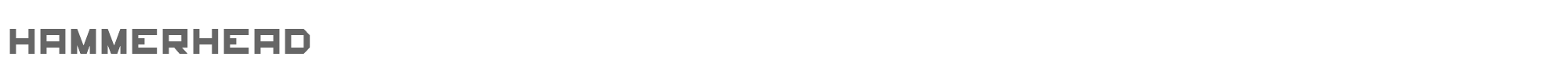 Hammerhead HAMMERHEAD.ttf font preview