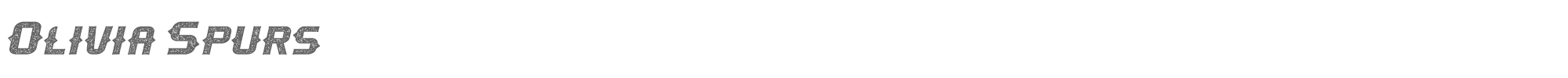Olivia Spurs OliviaSpurs-Regular.ttf font preview