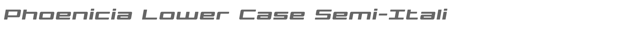 Phoenicia Lower Case phoenicialowercasesemital.ttf font preview