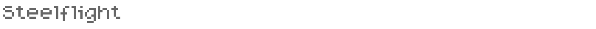 Steelflight Steelflight.otf font preview
