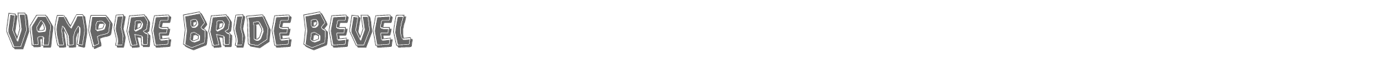 Vampire Bride vampirebridebevel.ttf font preview