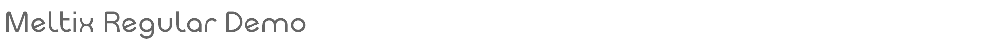 Meltix Meltix_Regular_Demo.otf font preview