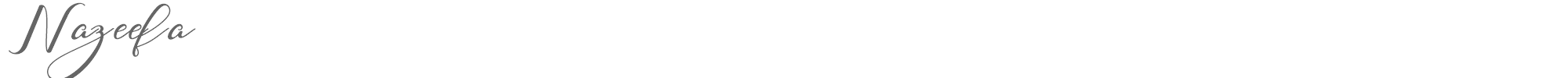 Sample characters Nazeefa Font