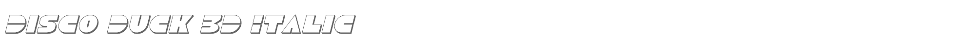 Disco Duck discoduck3dital.ttf font preview