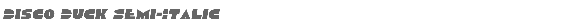 Disco Duck discoducksemital.ttf font preview