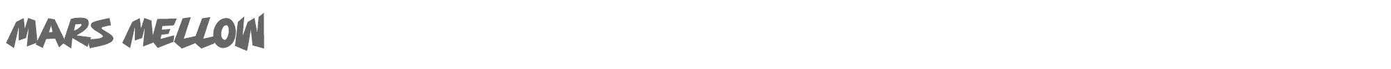 Mars Mellow MARS_MELLOW.otf font preview