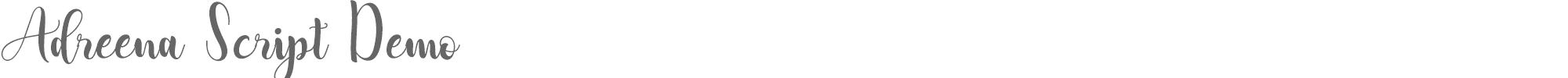 Adreena Script AdreenaScript-Demo.ttf font preview