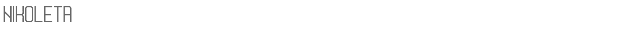 Nikoleta NIKOLETA.ttf font preview