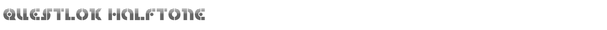 Questlok questlokhalf.ttf font preview