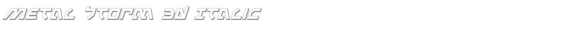 Metalstorm metalstorm3dital.ttf font preview
