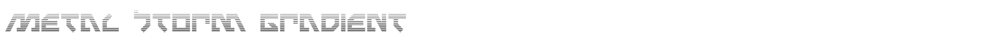Metalstorm metalstormgrad.ttf font preview