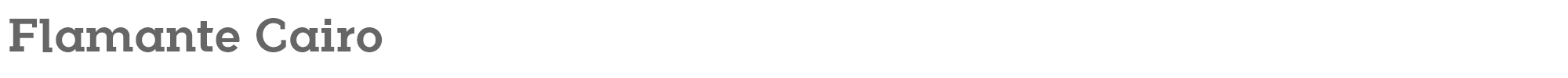 Flamante Cairo Flamante-Cairo.ttf font preview