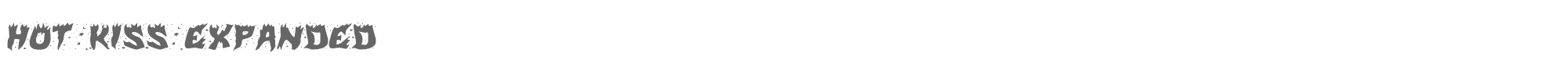 Hot Kiss hotkissexpand.ttf font preview