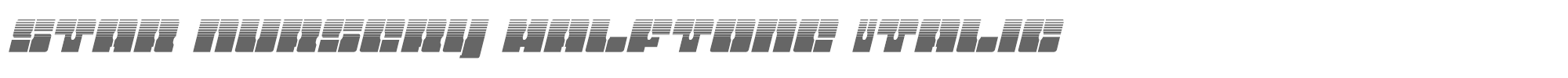 Star Nursery starnurseryhalfital.ttf font preview