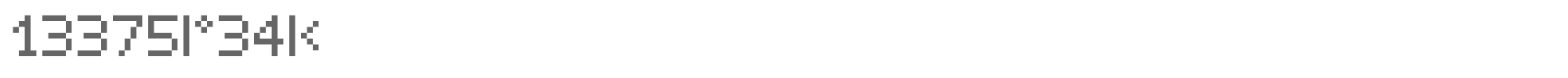 Sample characters LeetSpeak Font