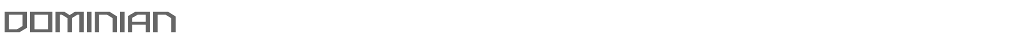 Sample characters Dominian Font
