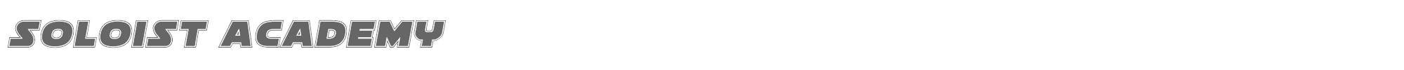 Soloist soloistacad.ttf font preview