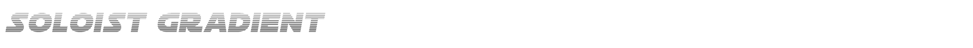 Soloist soloistgrad.ttf font preview