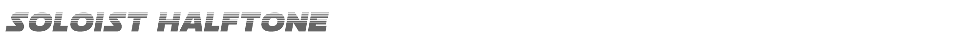 Soloist soloisthalf.ttf font preview