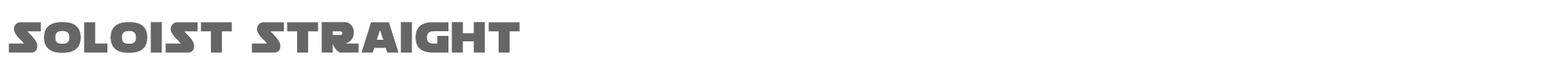 Soloist soloiststraight.ttf font preview