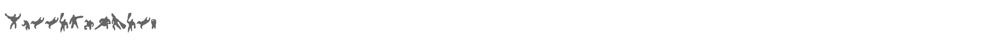 Sample characters Terra Fontars Font