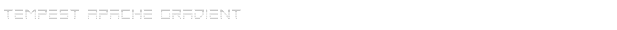 Tempest Apache tempestapachegrad.ttf font preview