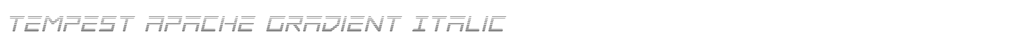 Tempest Apache tempestapachegradital.ttf font preview