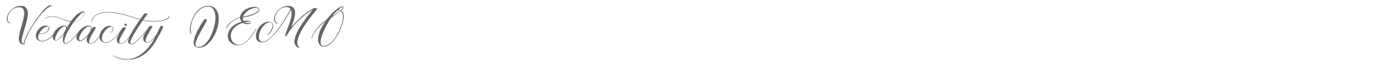 Vedacity Vedacity-DEMO.ttf font preview