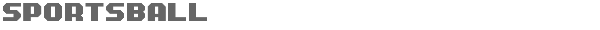 Sample characters Sports Ball Font