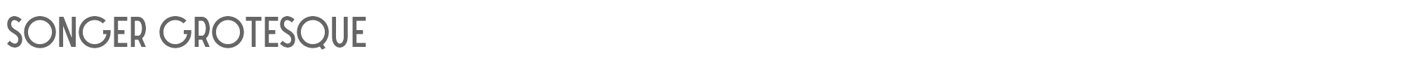 Songer SONGER™_G_Regular.otf font preview