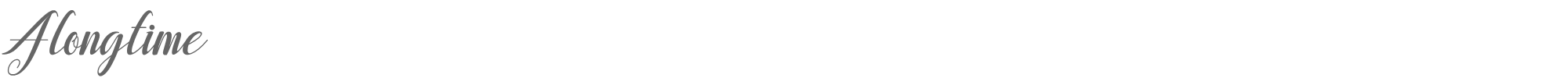 Alongtime alongtime.otf font preview