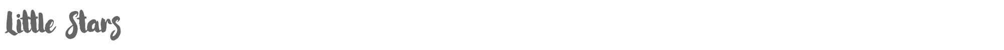 Little Stars LittleStarsBrush.otf font preview
