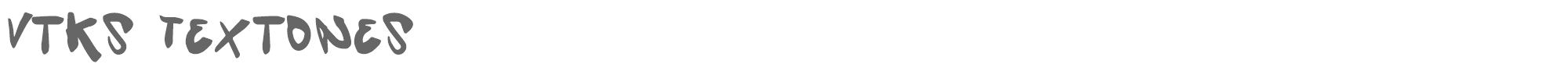 Vtks Textones VtksTextones.ttf font preview