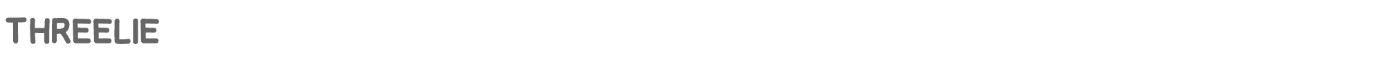 Threelie THREELIE.otf font preview