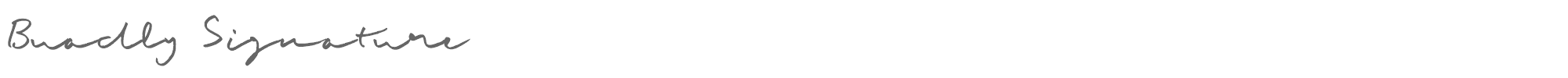 Buadly Signature BuadlySignature.ttf font preview