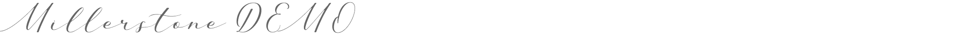 Millerstone Millerstone-DEMO.ttf font preview
