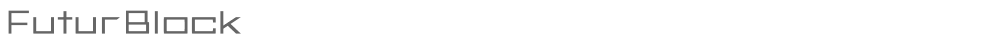 FuturBlock FuturBlock-Regular.ttf font preview