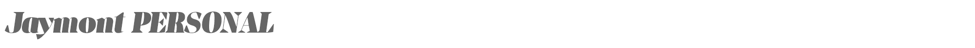 Jaymont JaymontBli_PERSONAL_USE.ttf font preview
