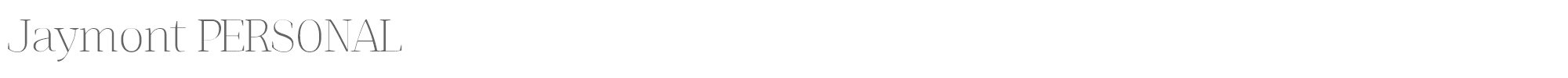 Jaymont JaymontTh_PERSONAL_USE.ttf font preview