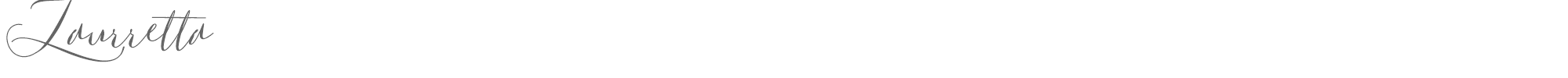 Sample characters Laurretta Font