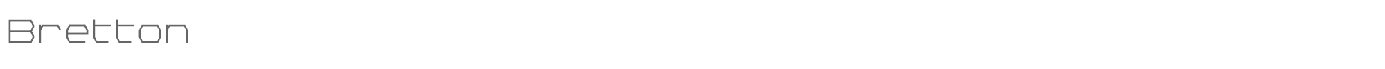 Bretton bretton.ttf font preview