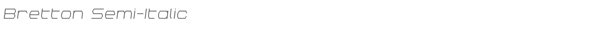Bretton brettonsemital.ttf font preview