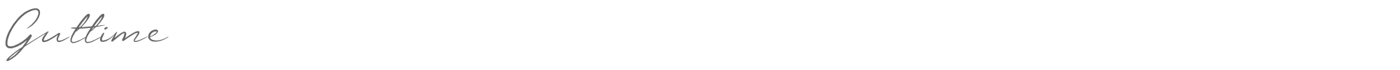 Guttime Guttime.otf font preview