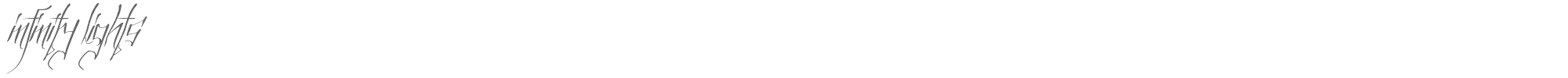 Infinity Lights InfinityLights.ttf font preview